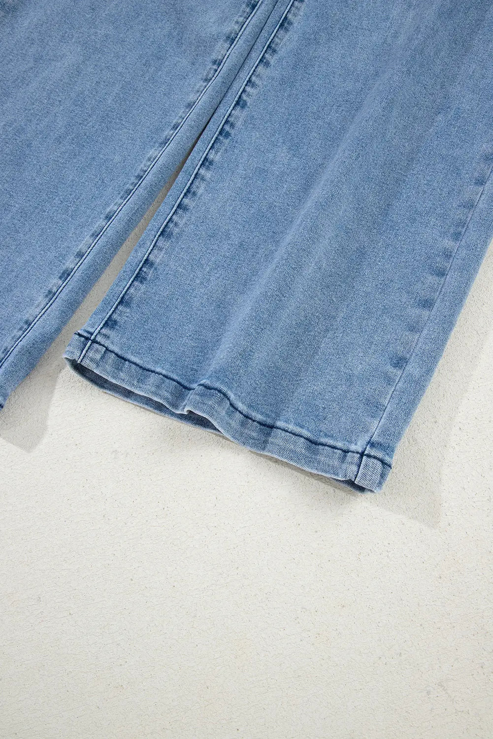 Beau Blue Western Washed Bow Knot Sash Wide Leg Jeans Dear-Lover Dropshipping