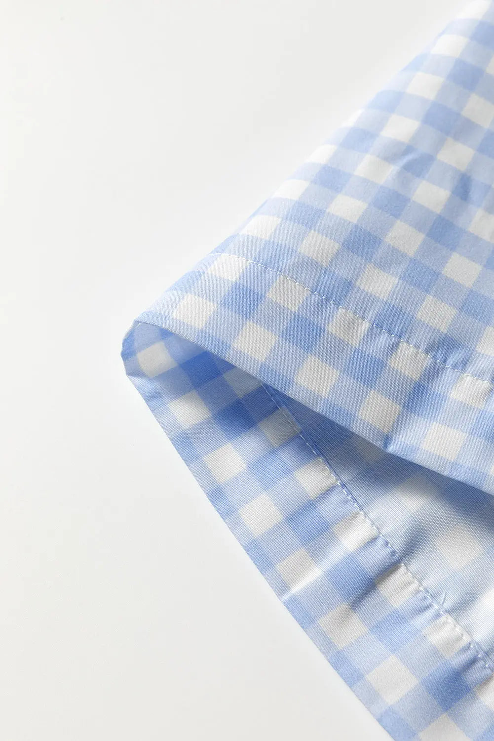 Myosotis Plaid Print Smocked High Waist Womens Loose Pants Dear-Lover Dropshipping