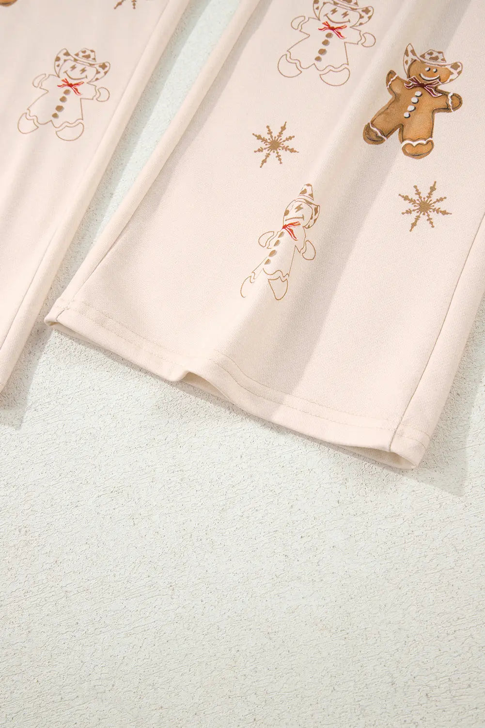 Jet Stream GINGERBREAD BAKERY Christmas Print 2pcs Lounge Set Dear-Lover Dropshipping