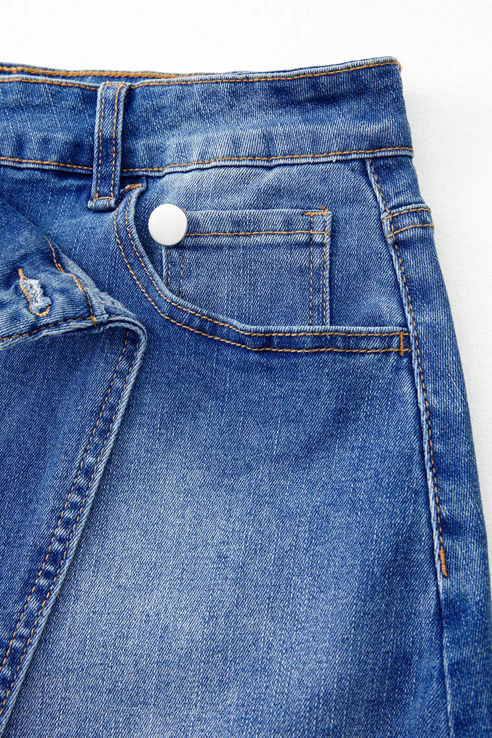 Ashleigh Blue Wrapped Crossed Waist Denim Mini Skirt Dear-Lover Dropshipping