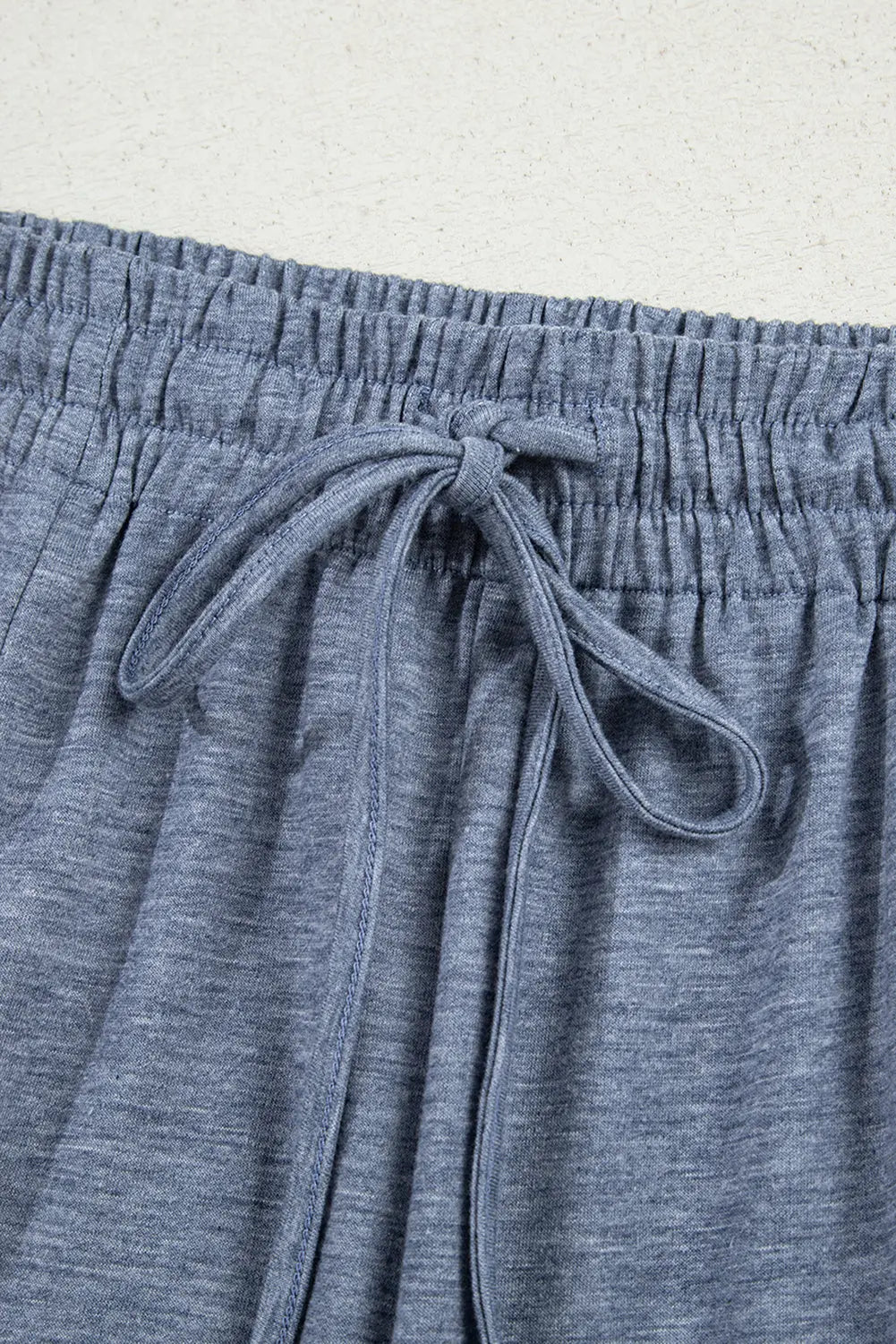 Frilled Detail Wide Leg Drawstring Elastic Waistband Pants Dear-Lover Dropshipping