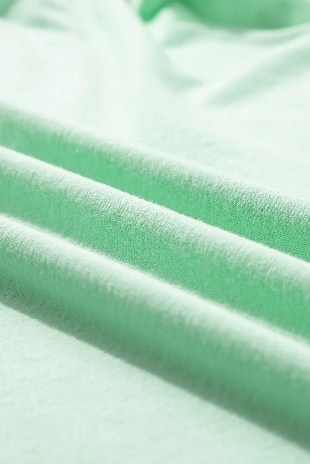 Iceland Blue Round Neck Rolled Sleeve Plus Size T-shirt Dear-Lover Dropshipping