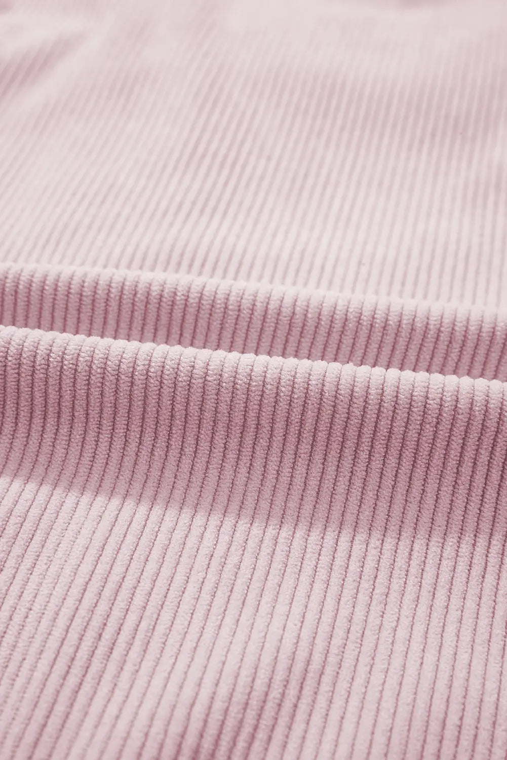 Pink Brushed Plaid Corduroy Flap Pockets Patchwork Shacket Dear-Lover Dropshipping