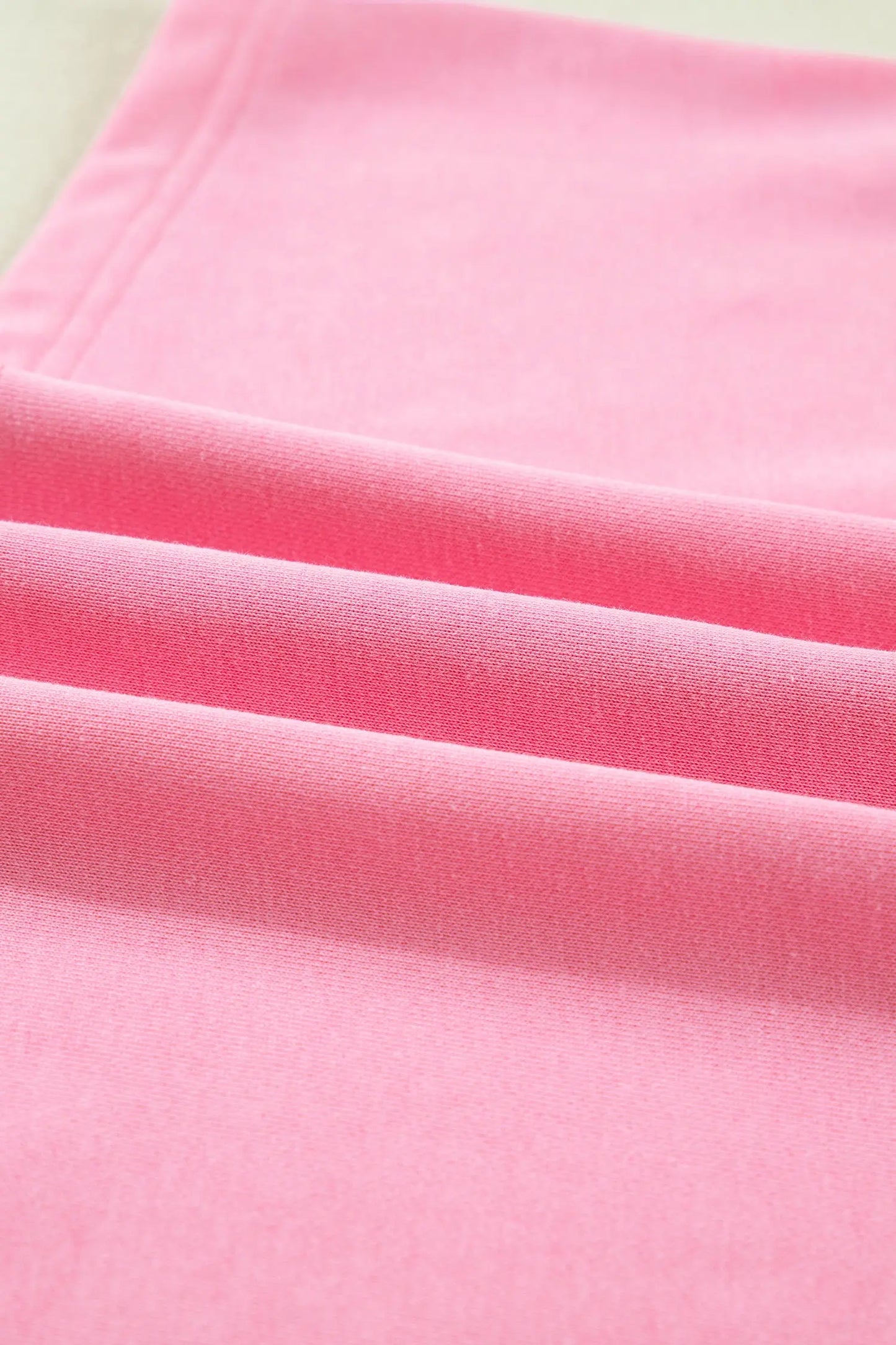 Sachet Pink Plaid Contrasted Double Christmas Tree Patched Raglan Sleeve Pullover 2pcs Short Set