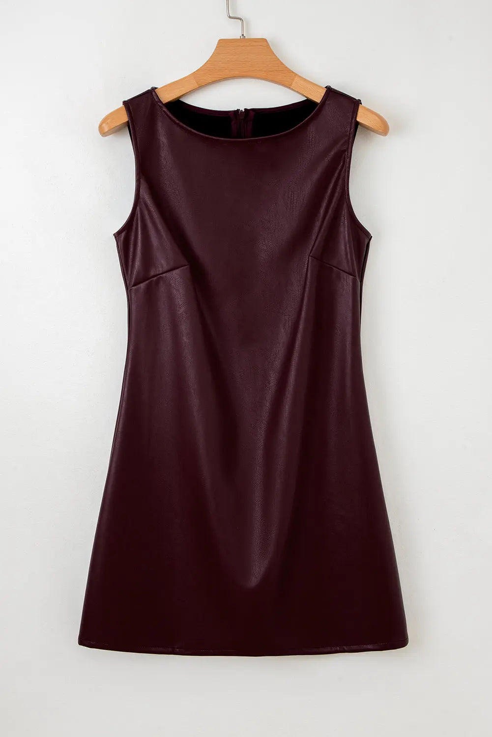 Wild Ginger Vegan Leather Sleeveless Mini Dress Dear-Lover Dropshipping