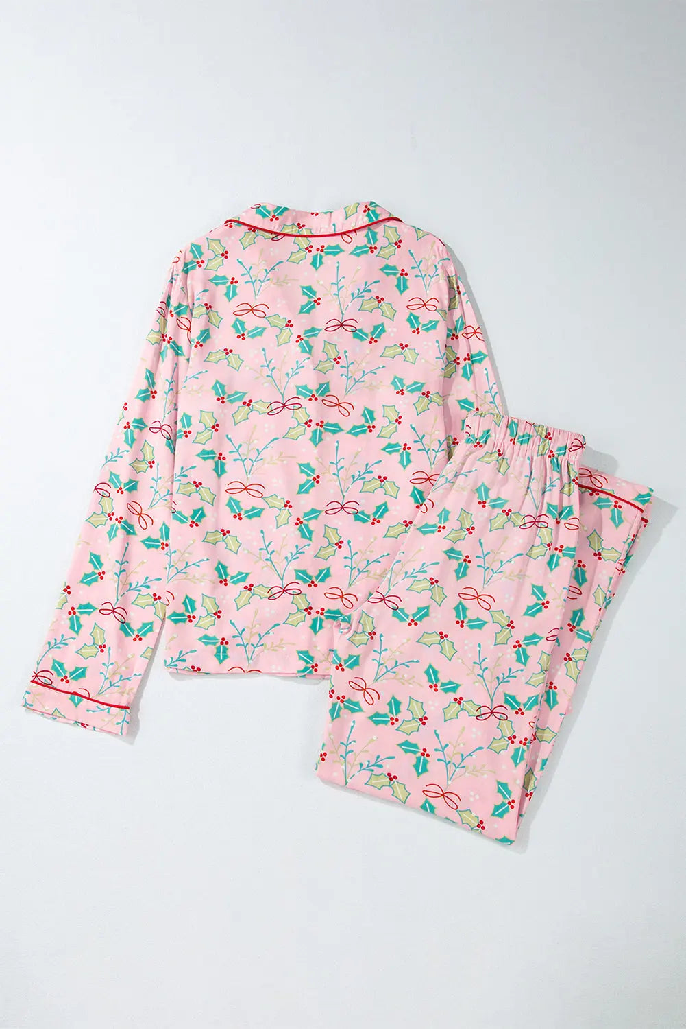 Multicolour Floral Christmas Pajamas Set Dear-Lover Dropshipping