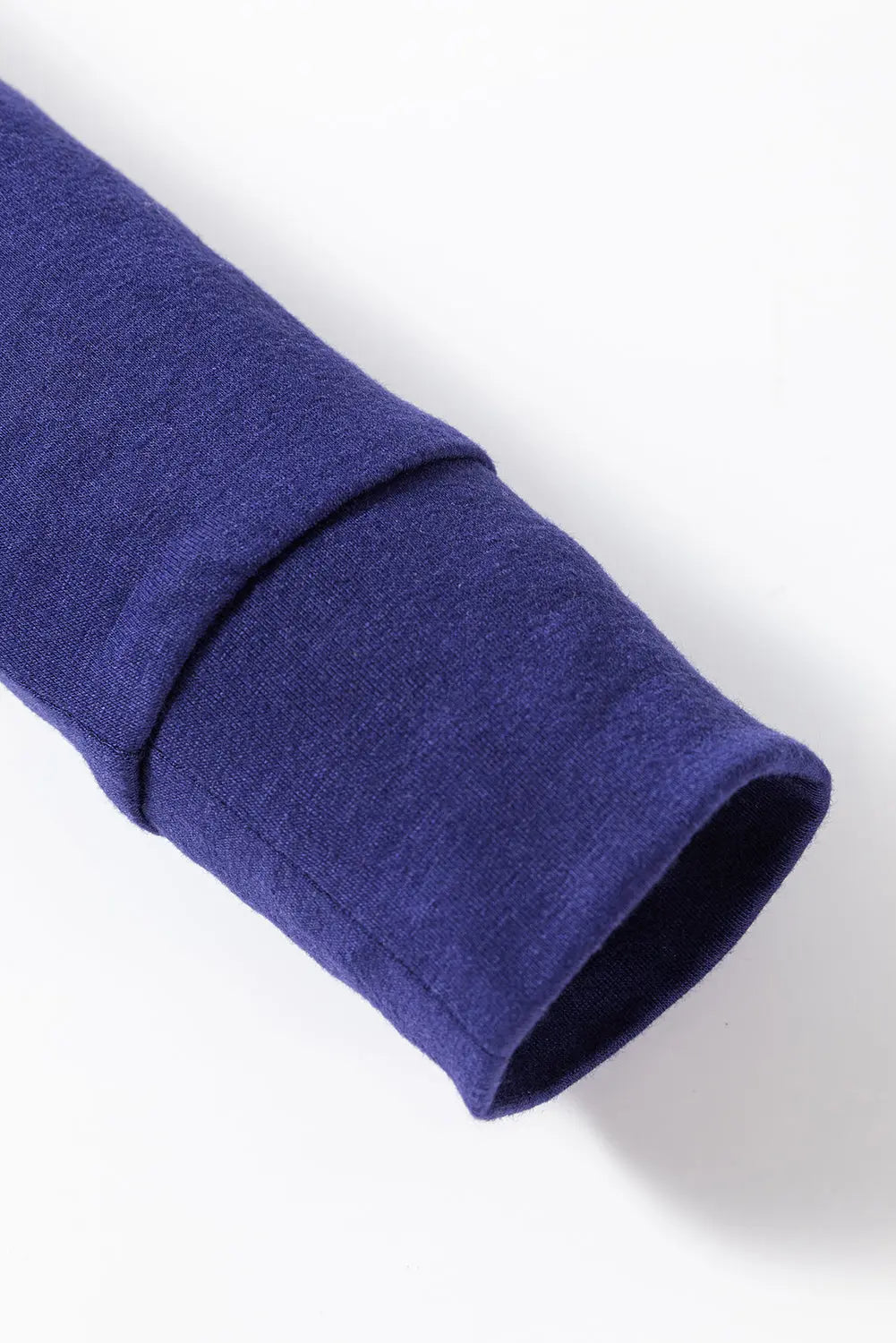 Blue Solid Top and Christmas Pants Two Piece Lounge Set Dear-Lover Dropshipping