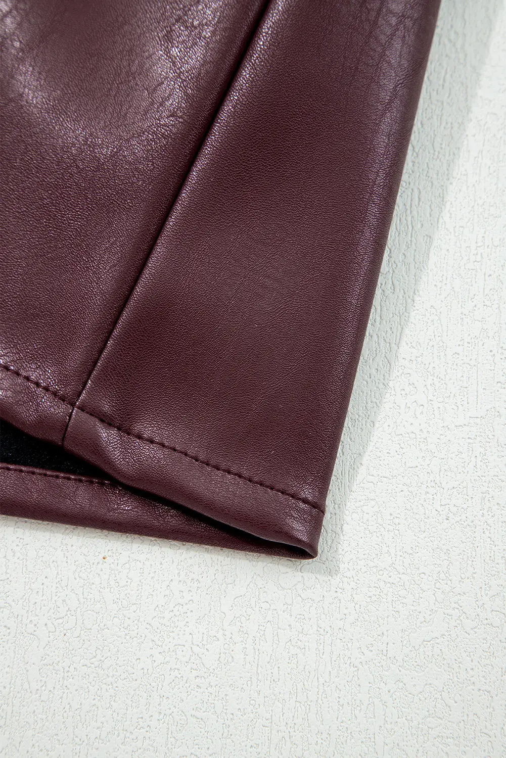 Wild Ginger Vegan Leather Sleeveless Mini Dress Dear-Lover Dropshipping