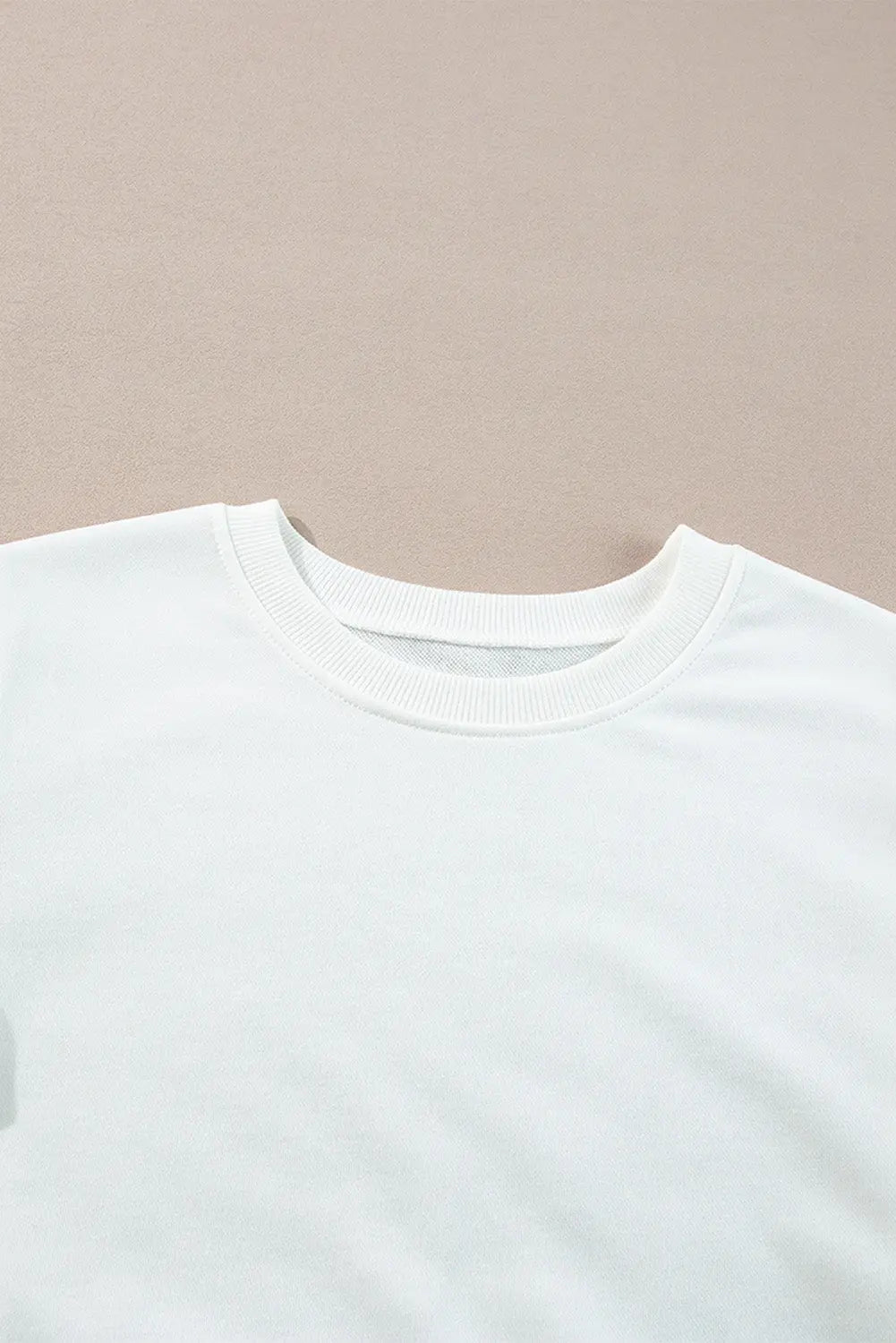 White French Terry Color Block Long Sleeve Top Dear-Lover Dropshipping