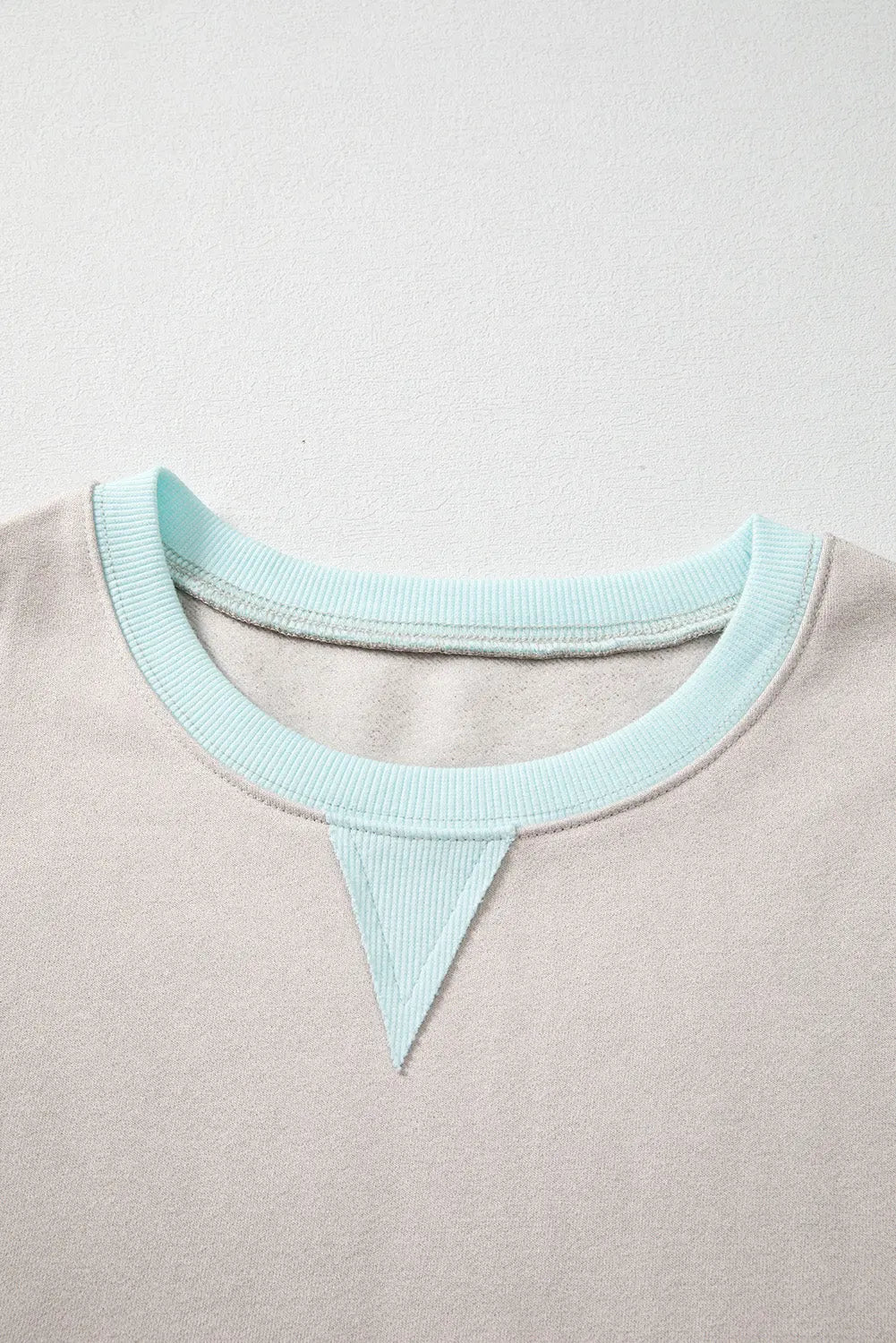 Jet Stream Striped Colorblock Patchwork Drop Shoulder Sweatshirt Dear-Lover Dropshipping