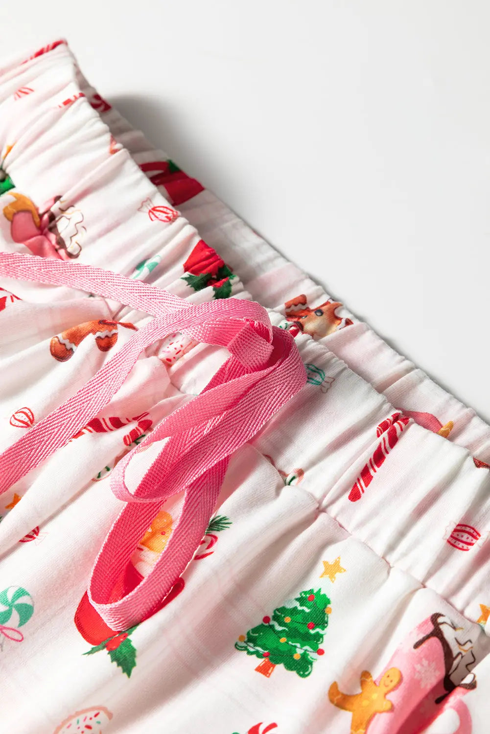 White Christmas Spirits Shirt Style 2pcs Short Pajama Set Dear-Lover Dropshipping