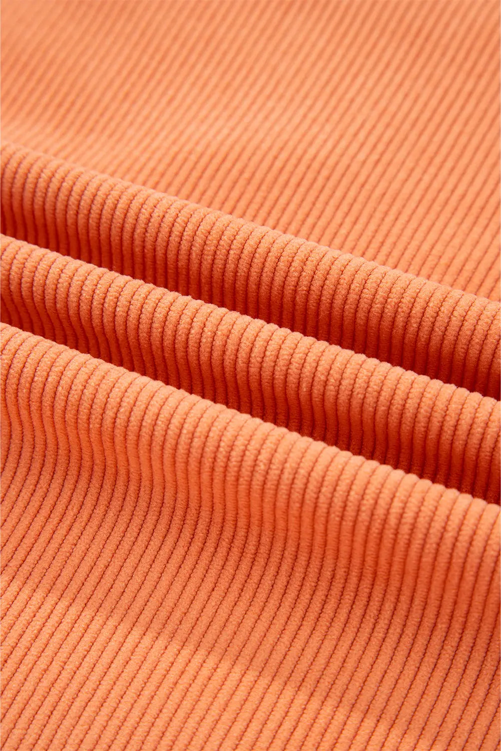 Orange Sequin Pumpkin Patched Twisted Rib Baggy Sweatshirt Dear-Lover Dropshipping