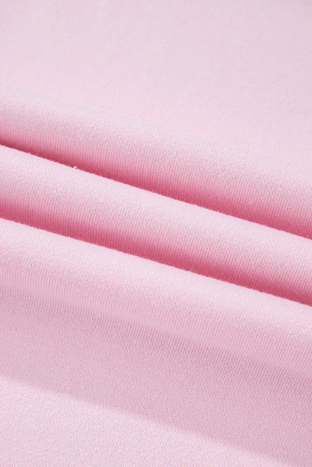 Light Pink Color Block Batwing Sleeve Loose Fit Sweatshirt Dear-Lover Dropshipping