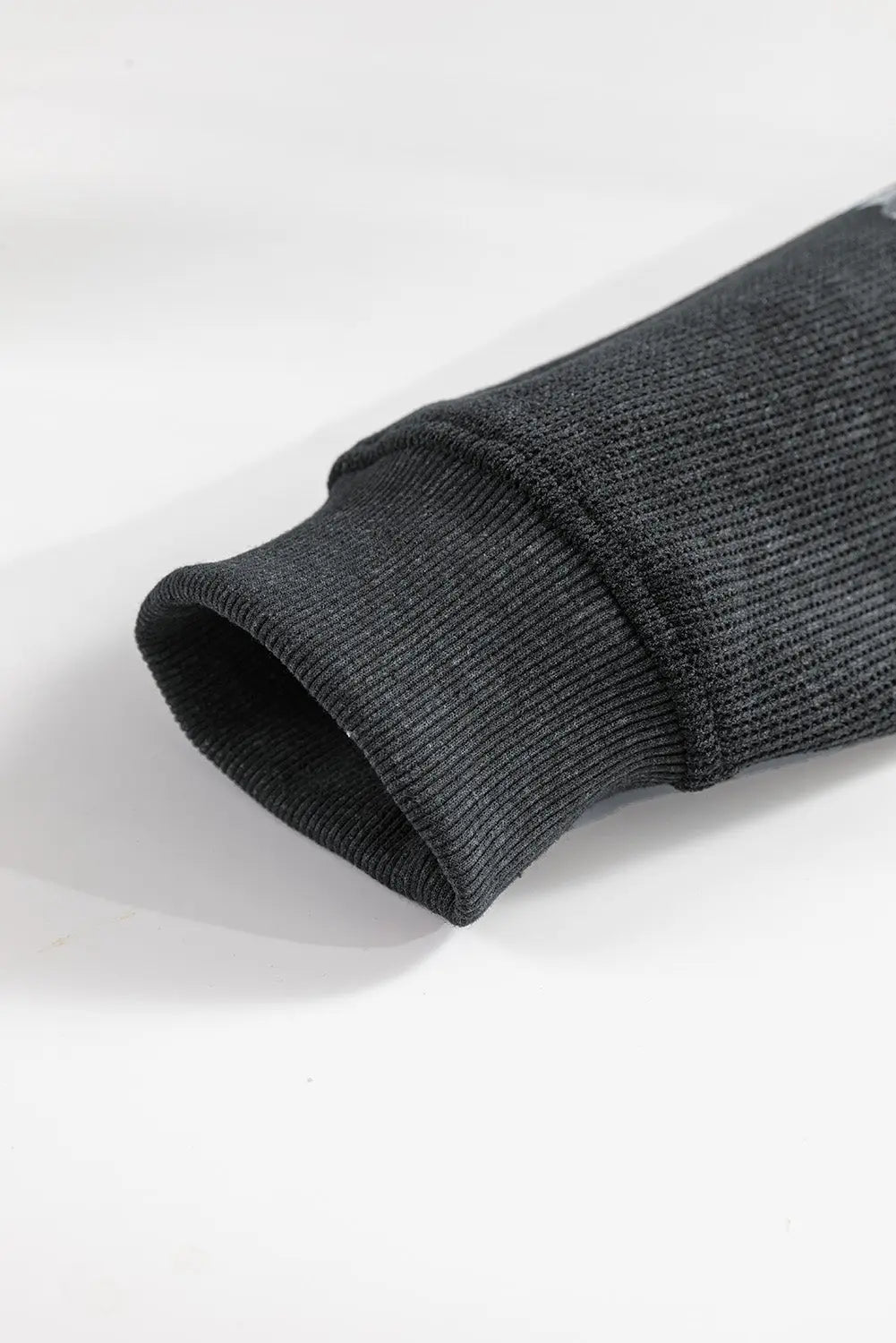 Black Halloween Ghost Corded Crew Neck Loose Sweatshirt Dear-Lover Dropshipping