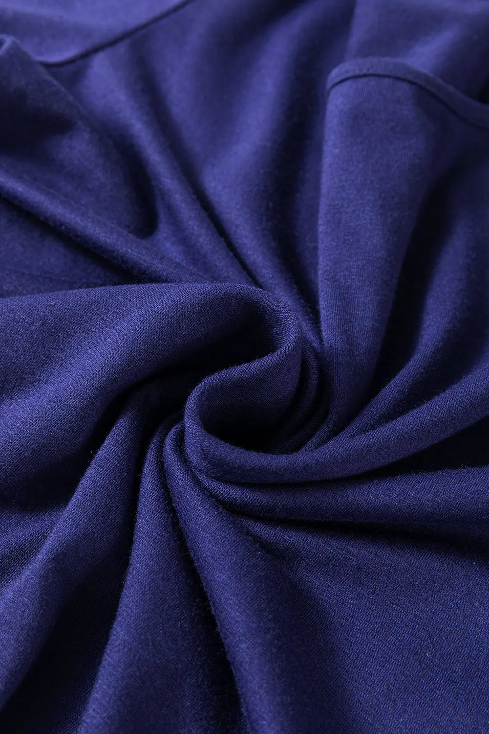 Blue Solid Top and Christmas Pants Two Piece Lounge Set Dear-Lover Dropshipping