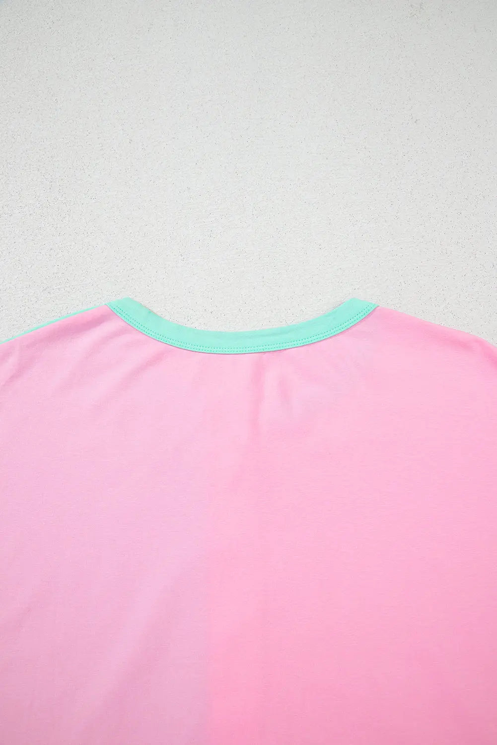 Mint Green Two Tone Half Buttons Collared T Shirt Dear-Lover Dropshipping