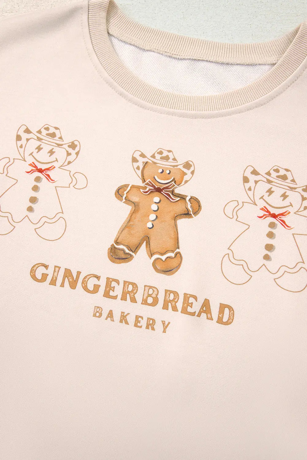 Jet Stream GINGERBREAD BAKERY Christmas Print 2pcs Lounge Set Dear-Lover Dropshipping
