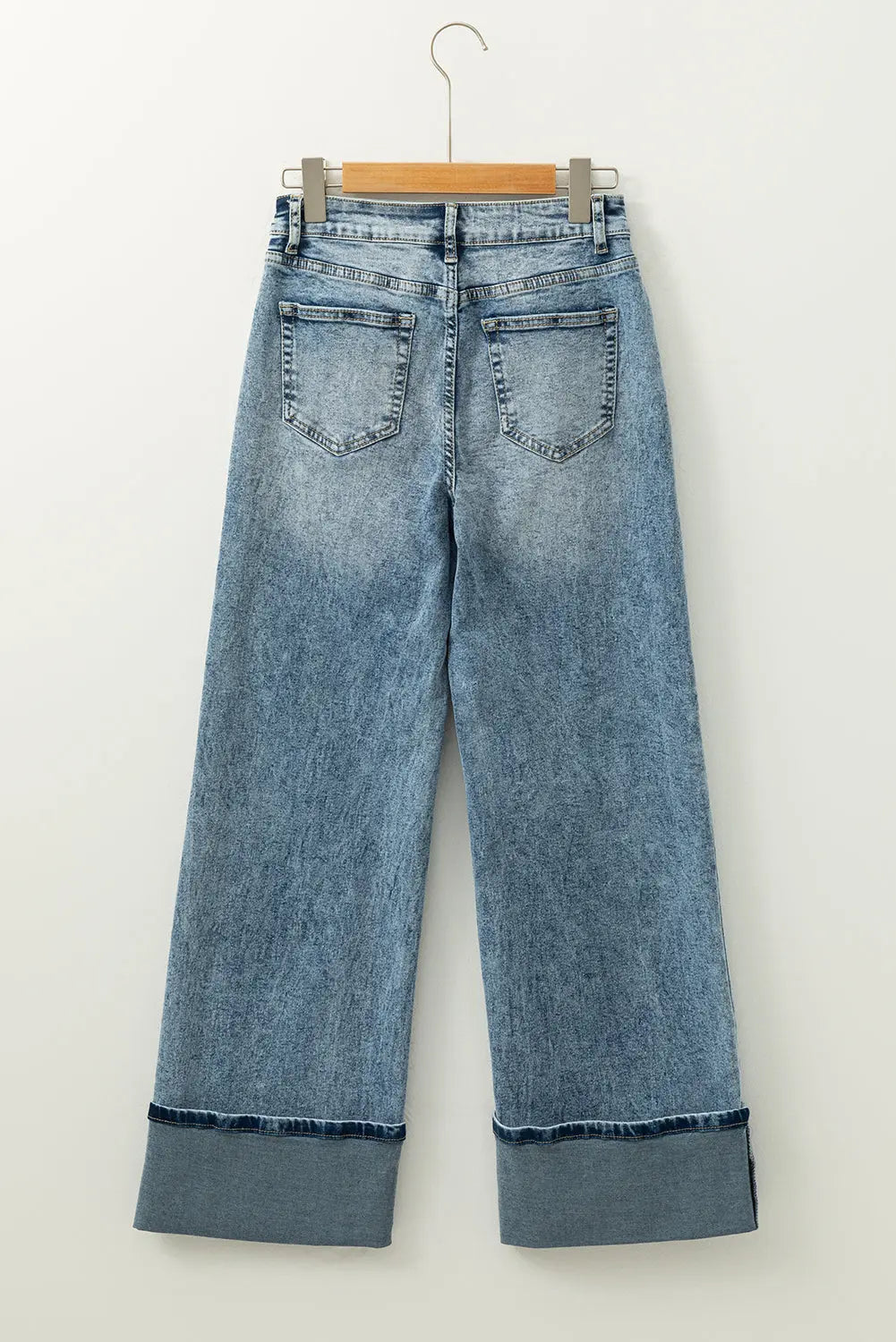 Myosotis High Rise Button Zip Fly Medium Wash Jeans Dear-Lover Dropshipping