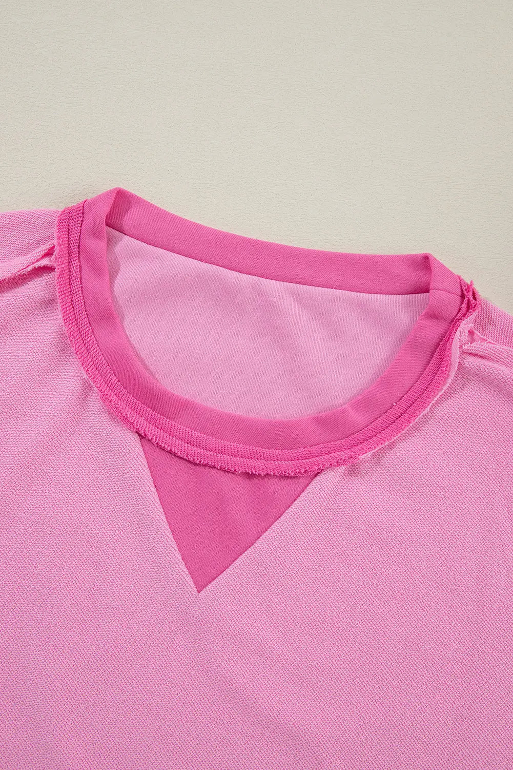 Bonbon Contrast Patchwork Pullover and Drawstring Joggers Set Dear-Lover Dropshipping